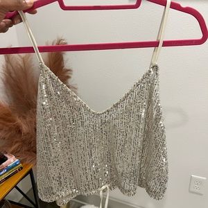 Zara Sequin Cami